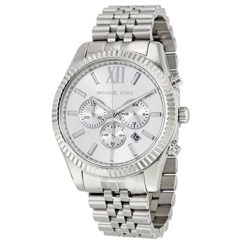 michael kors watch silver men